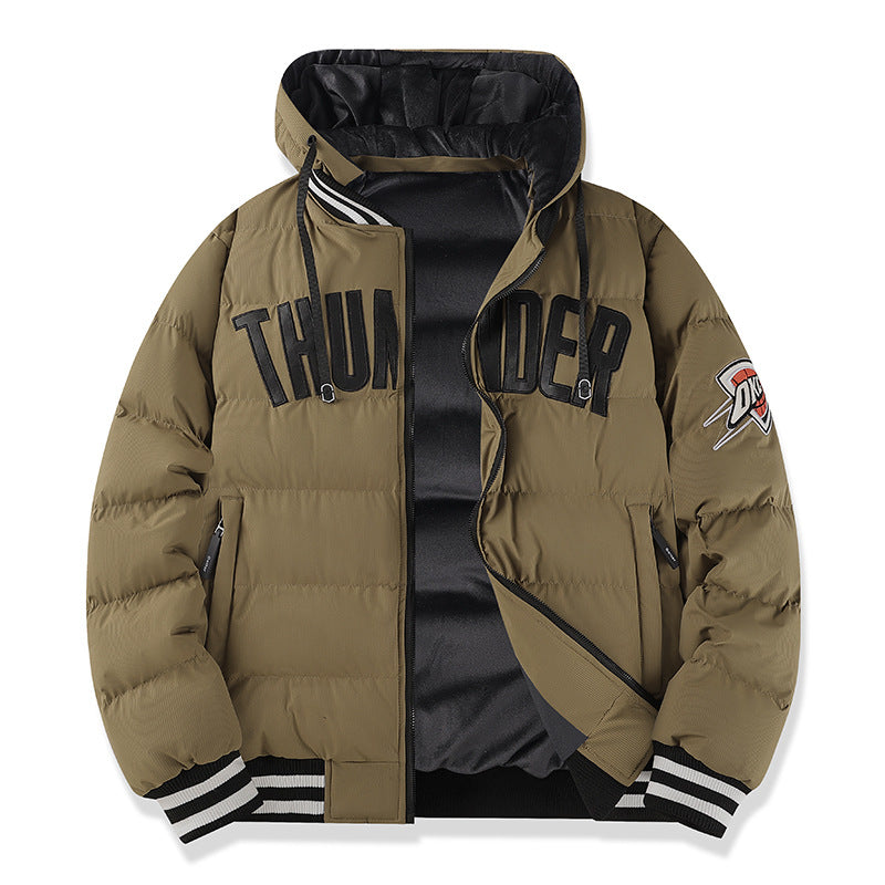 Herren Leichte Steppjacke mit hohen Kragen und praktischen Taschen Nord Taschen
