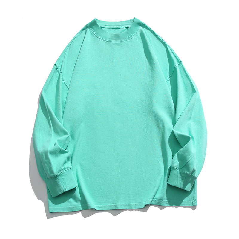 Unisex Weites Oversize-Langarmshirt im Heavyweight-Slouch-Stil mit Drop-Shoulder Nord Taschen
