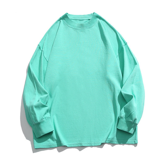 Unisex Weites Oversize-Langarmshirt im Heavyweight-Slouch-Stil mit Drop-Shoulder Nord Taschen