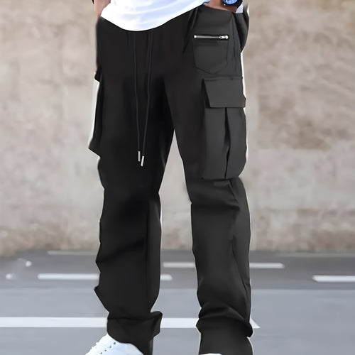 Herren Cargo-Jogginghose mit Multifachtaschen und Kordelzugbund Nord Taschen