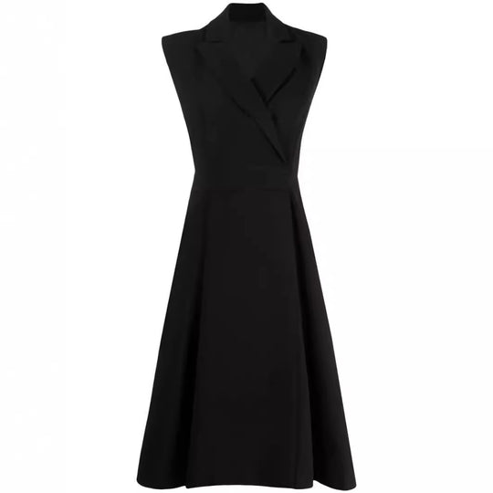 Damen Ärmeloses Blazerkleid mit tailliertem A‑Linien‑Schnitt Nord Taschen