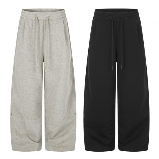 Damen Weite Culotte-Sweathose mit hohem Bund, Tunnelzug und verkürzter Länge Nord Taschen