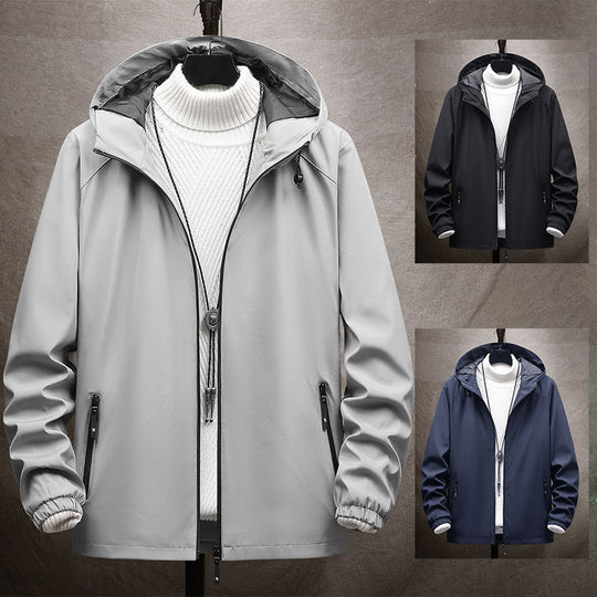 Herren Leichte Übergangsjacke mit Kapuze Nord Taschen