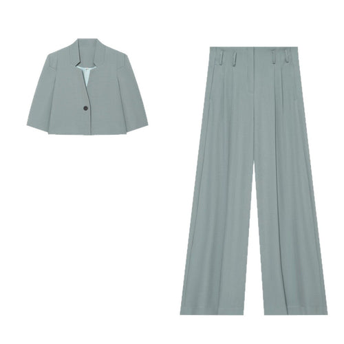 Damen Weite Highwaist-Hose mit Bundfalten, Bügelfalte und Gürtelschlaufen Nord Taschen