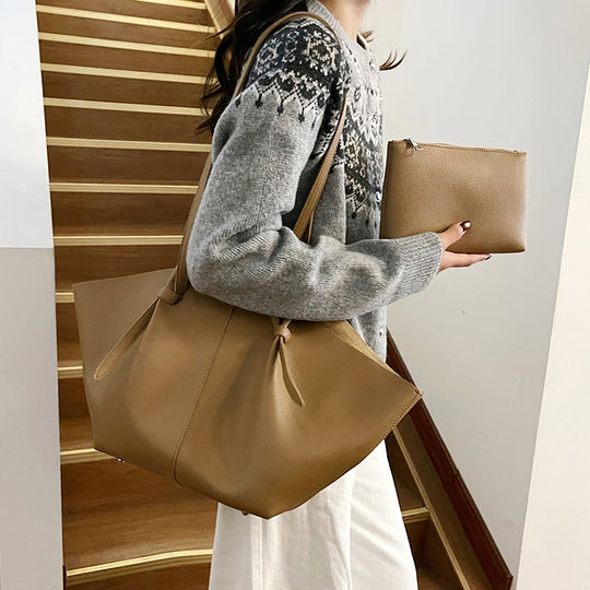 Damen vielseitige Handtasche mit abnehmbarem Kosmetiktäschchen Nord Taschen