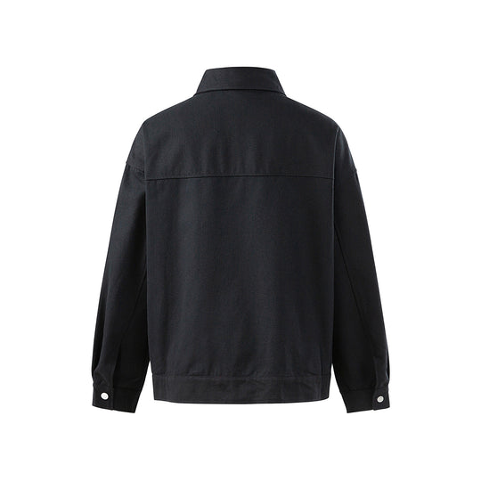 Herren Oversize Canvas-Jacke mit markanten Metallhakenverschlüssen Nord Taschen