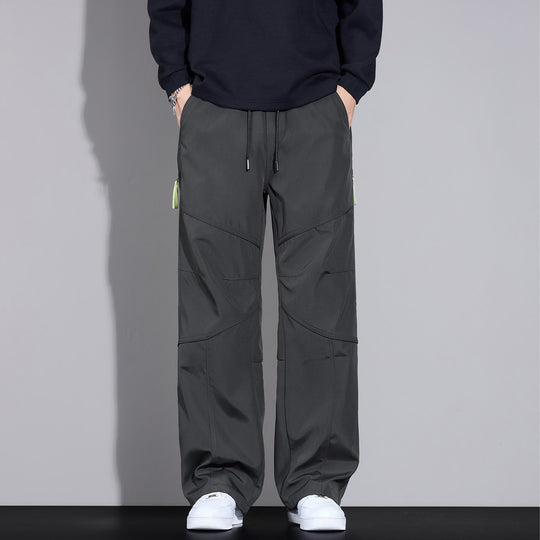 Herren Locker sitzende Cargo-Hose mit Tunnelzug, Knie-Panels und Multifachtaschen Nord Taschen