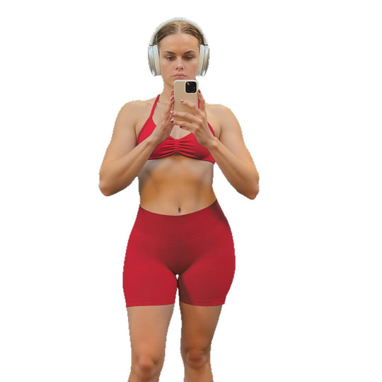 Damen Sportliches Bikini-Set mit hochelastischem Material und verstellbaren Trägern