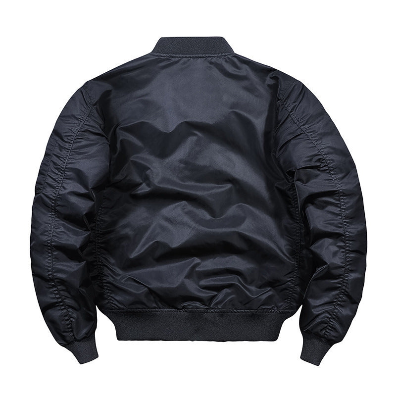 Herren Nylon-Flightbomber mit Ärmeltasche, gesteppter Thermo-Innenlage und geripptem Saum Nord Taschen