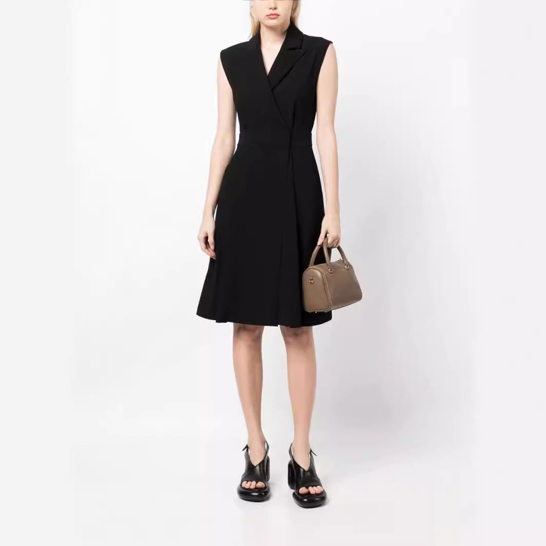 Damen Ärmeloses Blazerkleid mit tailliertem A‑Linien‑Schnitt Nord Taschen