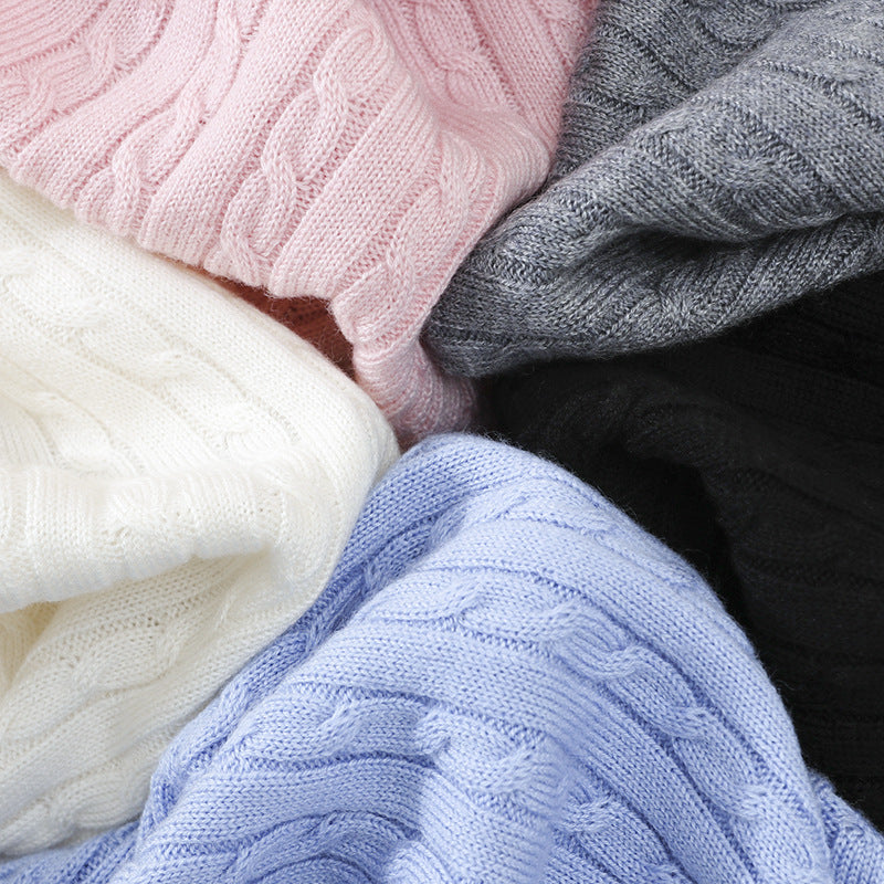 Damen Feiner Zopfmuster-Cardigan mit Rundhals und durchgehender Knopfleiste Nord Taschen