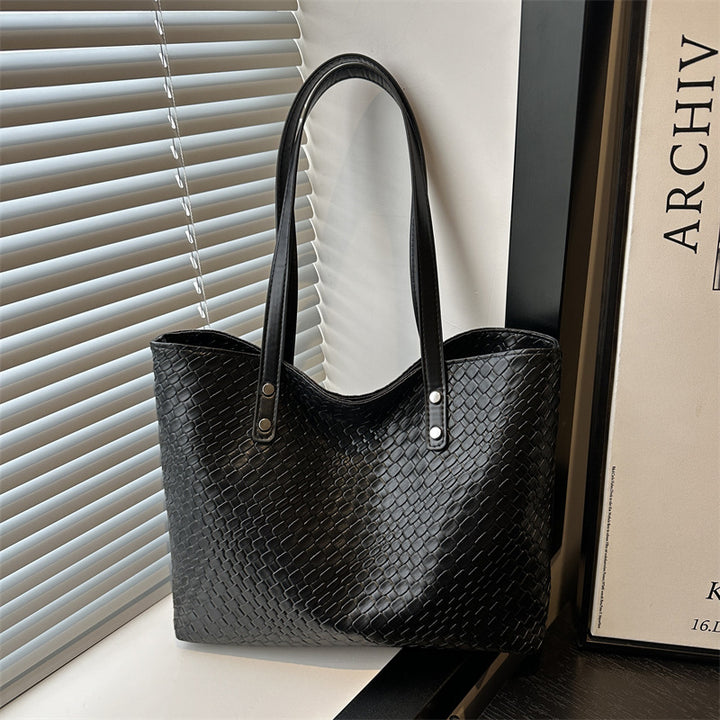 Damen elegante geflochtene Tragetasche Nord Taschen
