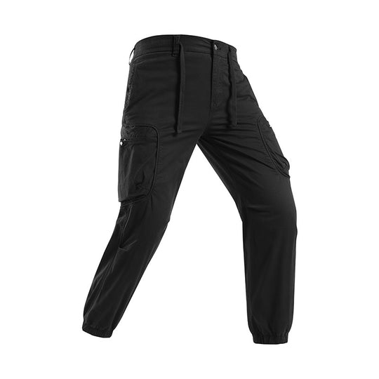 Herren Leichte Trekking‑Cargohose im Joggercut mit elastischem Knöchelabschluss und multifunktionalen Seitenklapptaschen Nord Taschen