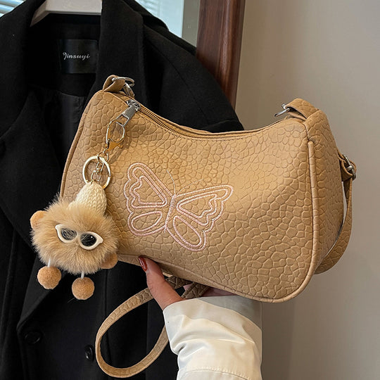 Damen Designer Handtasche mit ausgefallenem Schmetterlingsmotiv Nord Taschen