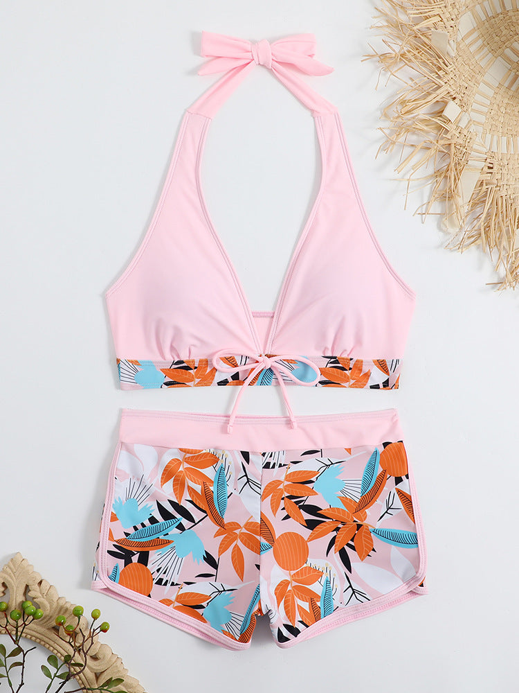 Damen Sportliches Bikini-Set mit verdecktem Bauch