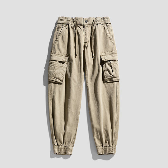 Herren Urban‑Utility Relaxed‑Fit Cargo‑Jogginghose mit Tunnelzug und Mehrfach‑Taschen Nord Taschen