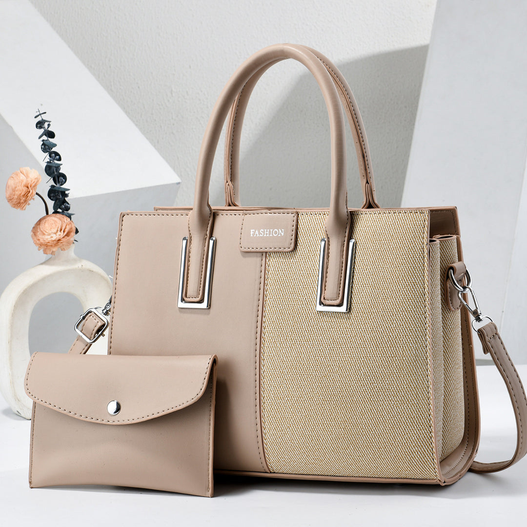 Damen hochwertige Handtasche mit abnehmbarem Portemonnaie Nord Taschen