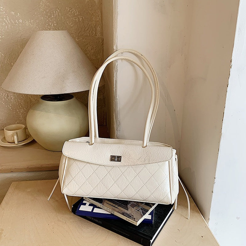 Damen elegante Schultertasche mit strukturiertem Kunstleder Nord Taschen