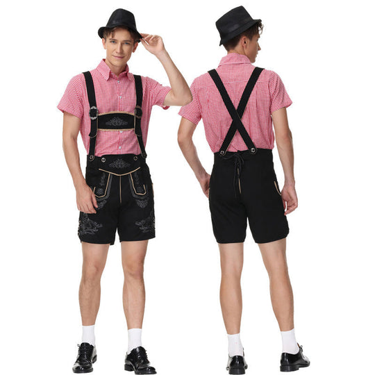 Herren Stilvolles Trachten-Outfit mit aufwändigen Stickereien und modernen Akzenten