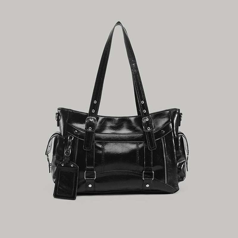 Damen Handtasche mit verstellbarem Trageriemen und mehreren Fächern Nord Taschen