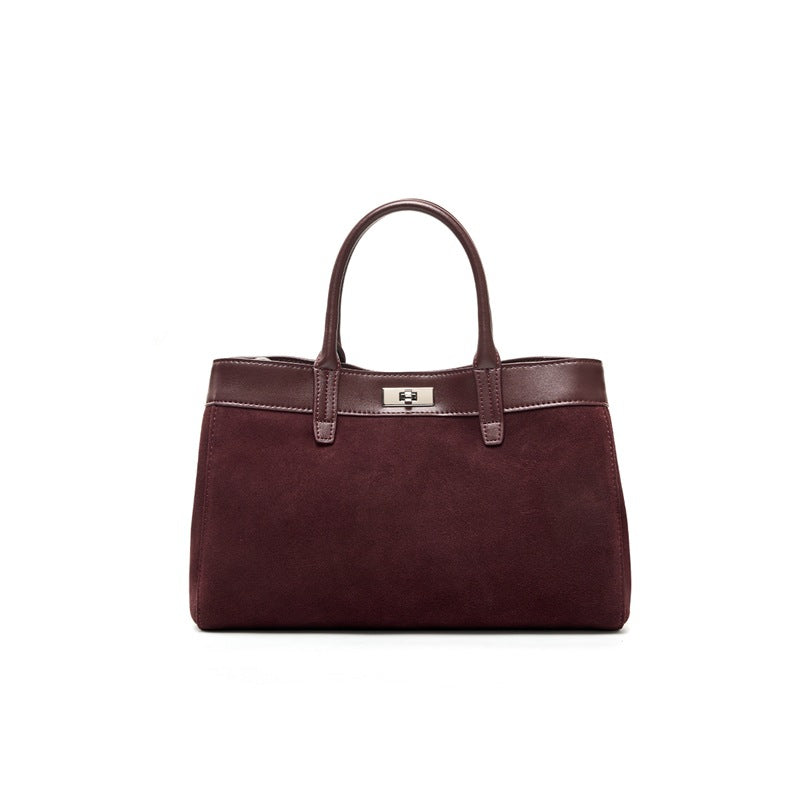 Damen elegante Handtasche aus feinem Wildleder Nord Taschen