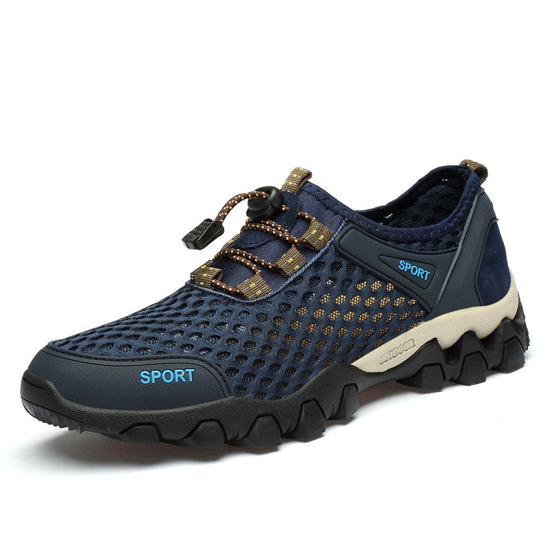 Damen Atmungsaktive und rutschfeste Sportschuhe mit elastischem Schnellschnürsystem