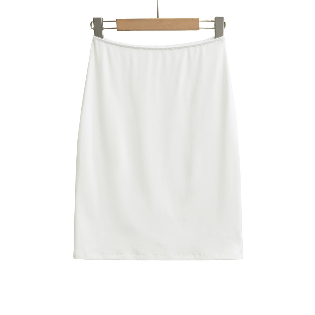 Damen Figurnaher Midirock aus Feinstrick mit elastischem Bund Nord Taschen