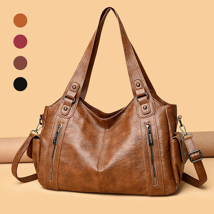 Damen Hobo-Tasche mit eleganten Reißverschlussfächern und verstellbarem Schultergurt Nord Taschen