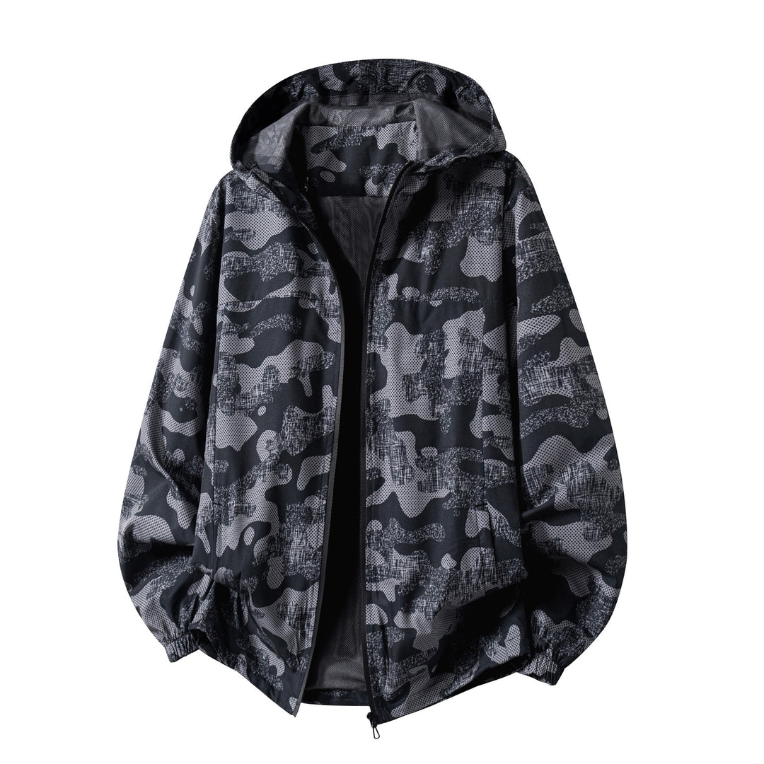 Herren Sportliche Camo-Funktionsjacke Nord Taschen