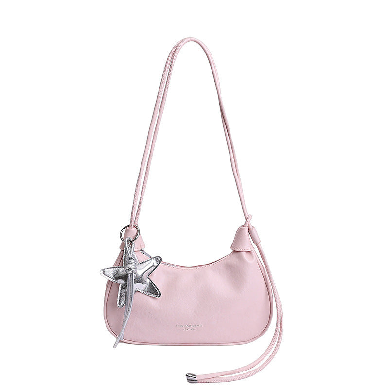 Damen elegante Umhängetasche mit detaillierter Sternenapplikation Nord Taschen