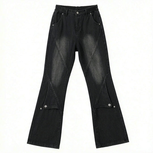 Herren Modische Baggy Jeans mit innovativen Nähten Nord Taschen