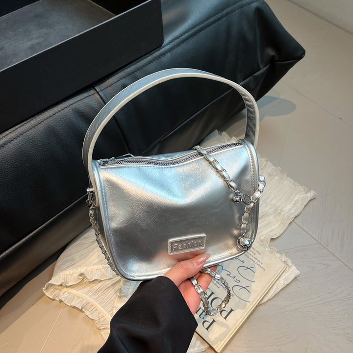 Damen elegante Umhängetasche mit Kettenakzenten Nord Taschen