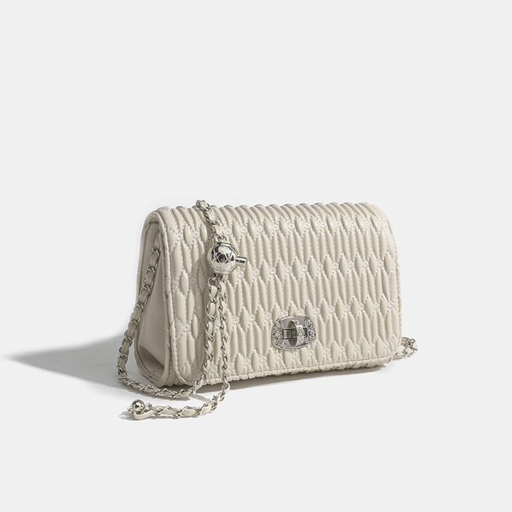 Damen Clutch-Tasche mit strukturiertem Obermaterial und eleganter Kette Nord Taschen