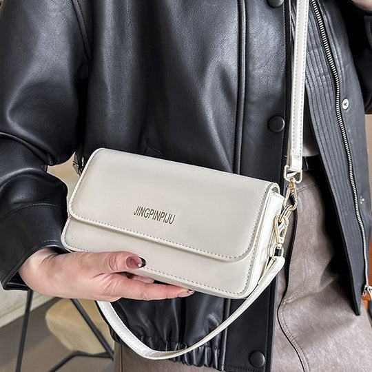Damen Umhängetasche mit hochwertigem Kunstleder und elegantem Klappenverschluss Nord Taschen