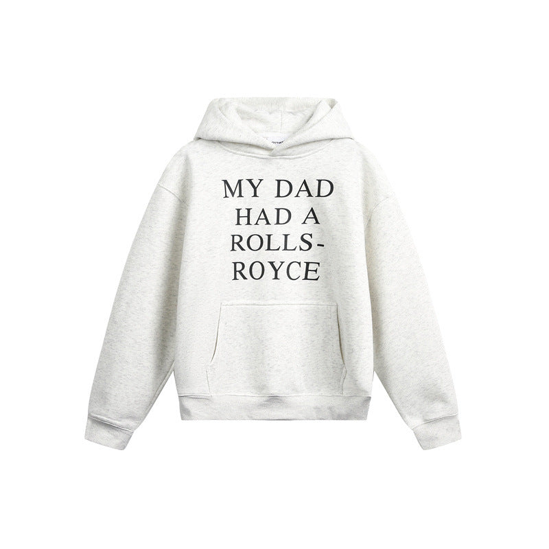 Damen Kapuzenpullover mit Statement-Print und Oversize-Schnitt Nord Taschen
