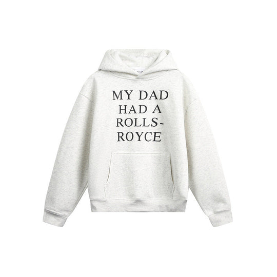 Damen Kapuzenpullover mit Statement-Print und Oversize-Schnitt Nord Taschen