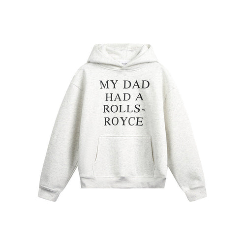 Damen Kapuzenpullover mit Statement-Print und Oversize-Schnitt Nord Taschen