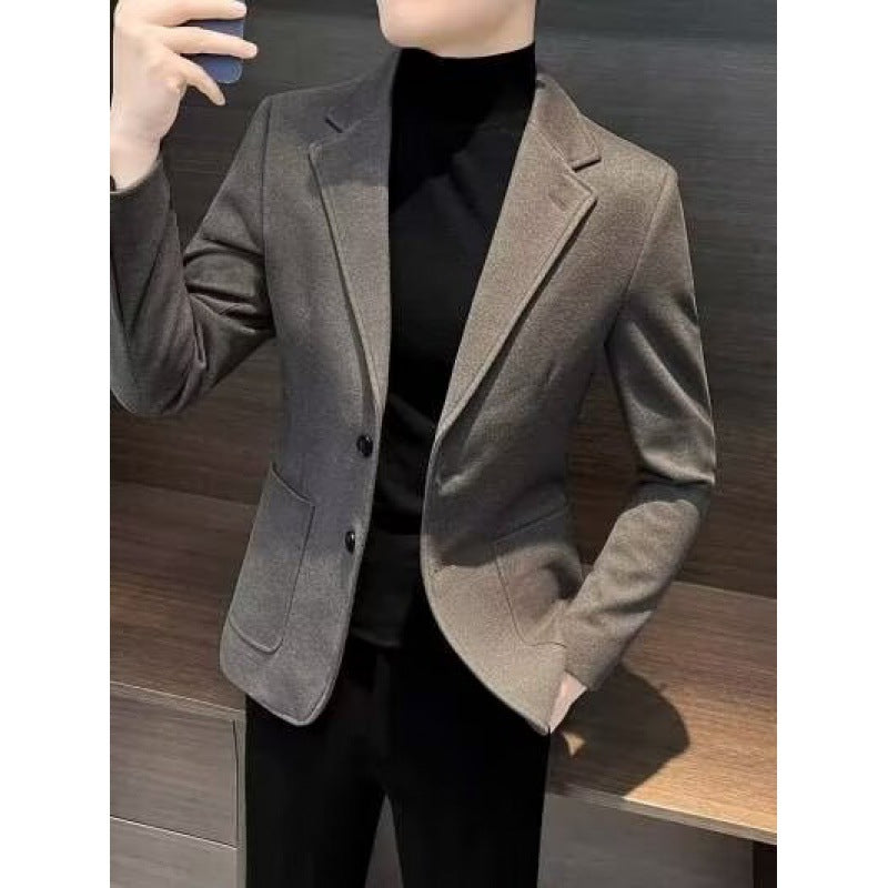Herren Stylish Casual Blazer mit Klappkragen Nord Taschen