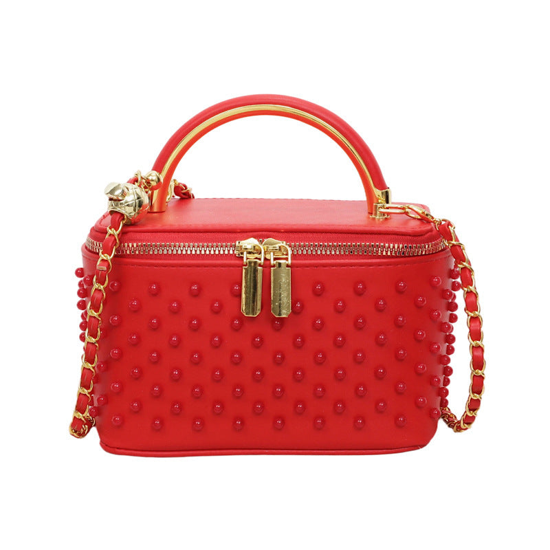 Damen modische Handtasche mit Nietenakzenten Nord Taschen