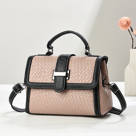 Damen stilvolle Handtasche mit geflochtenem Design und abnehmbarem Schulterriemen Nord Taschen