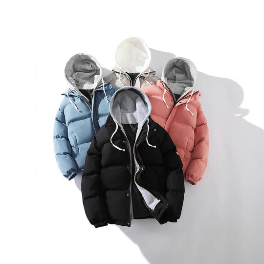 Herren Gepolsterte Steppjacke mit integriertem Kapuzen-Layer und windabweisender Außenlage Nord Taschen