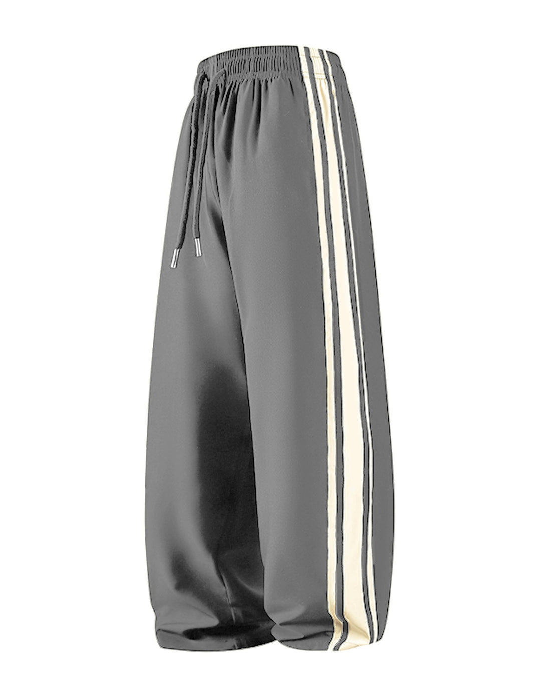 Damen Weite Trackpants mit Tunnelzugbund und seitlichen Kontraststreifen Nord Taschen