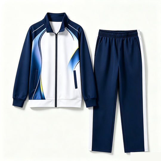 Unisex Badminton-Trainingsset mit Funktionspolo und sportlicher Jogginghose Nord Taschen