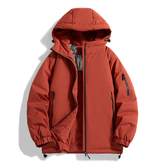 Unisex Warmer wasserabweisender Steppparka mit technischer Kapuze Nord Taschen