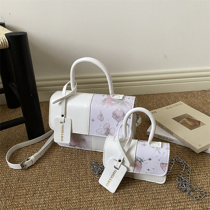 Damen elegante Mini-Handtasche mit floralem Design Nord Taschen