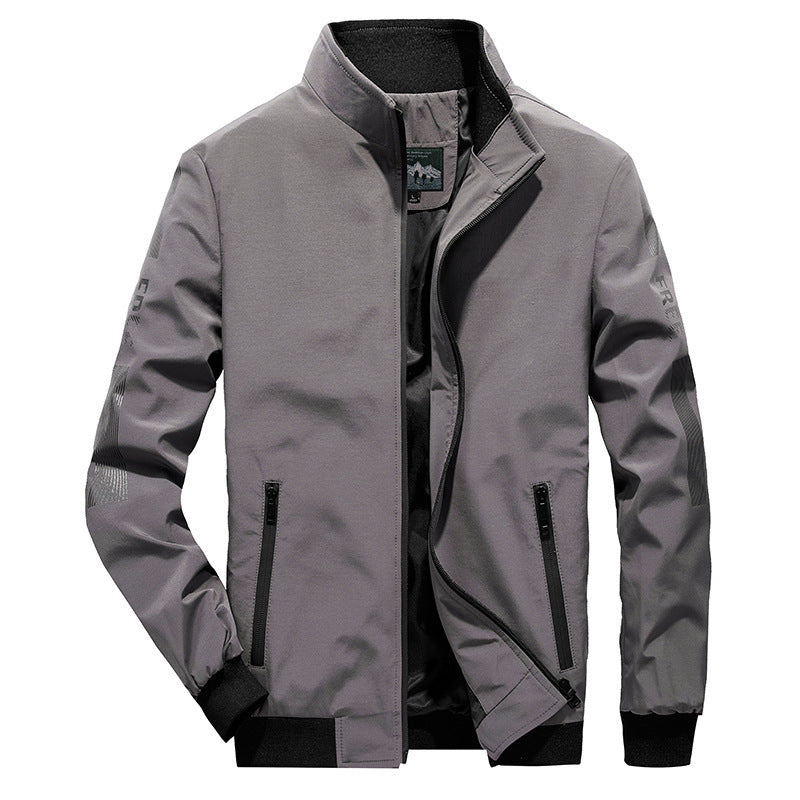 Herren Leichter Softshell-Bomber mit reflektierenden Ärmeldetails und hohem Stehkragen Nord Taschen