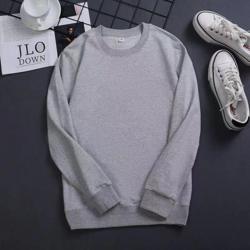 Herren Feines Rundhals‑Sweatshirt aus Baumwollmix mit gerippten Bündchen Nord Taschen