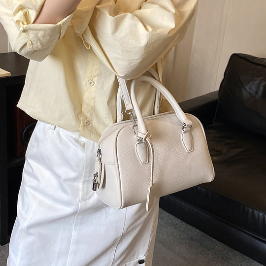 Damen elegante Handtasche mit strukturierter Oberfläche und abnehmbarem Schulterriemen Nord Taschen