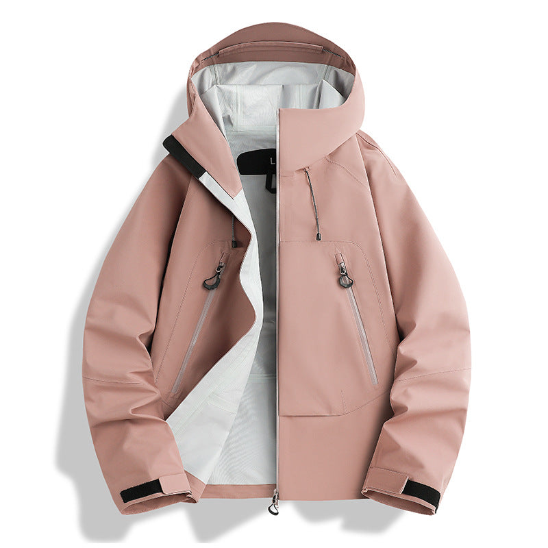 Herren wasserdichte Softshell-Jacke mit herausnehmbarer Stepp-Innenjacke Nord Taschen