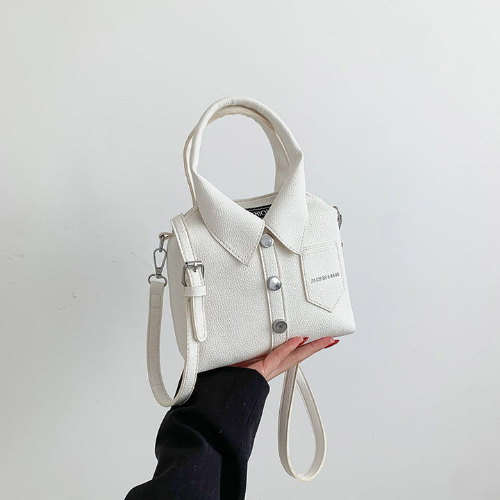 Damen Handtasche mit modischem Kragen-Design Nord Taschen